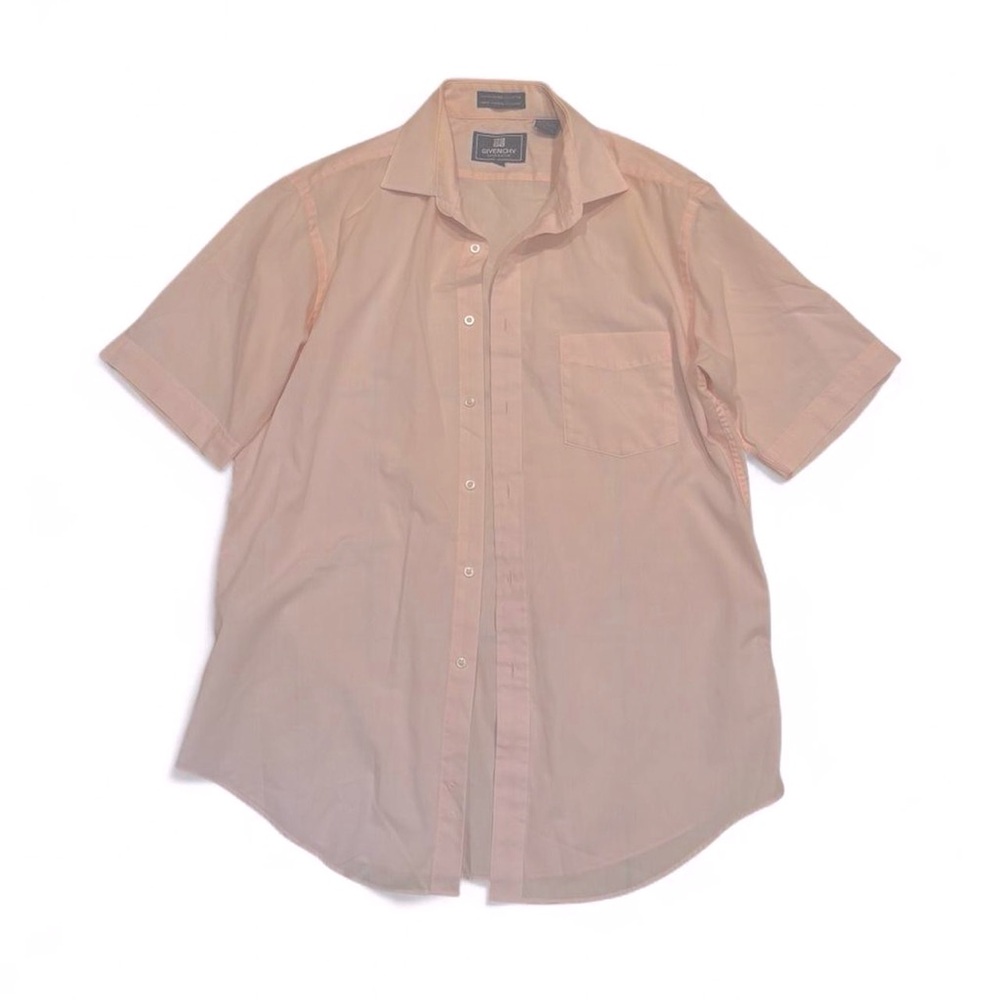 Vintage Givenchy Monsieur Short Sleeve Button Down Dress Shirt